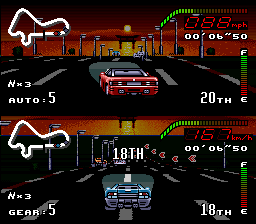 Top Gear (Europe) In game screenshot